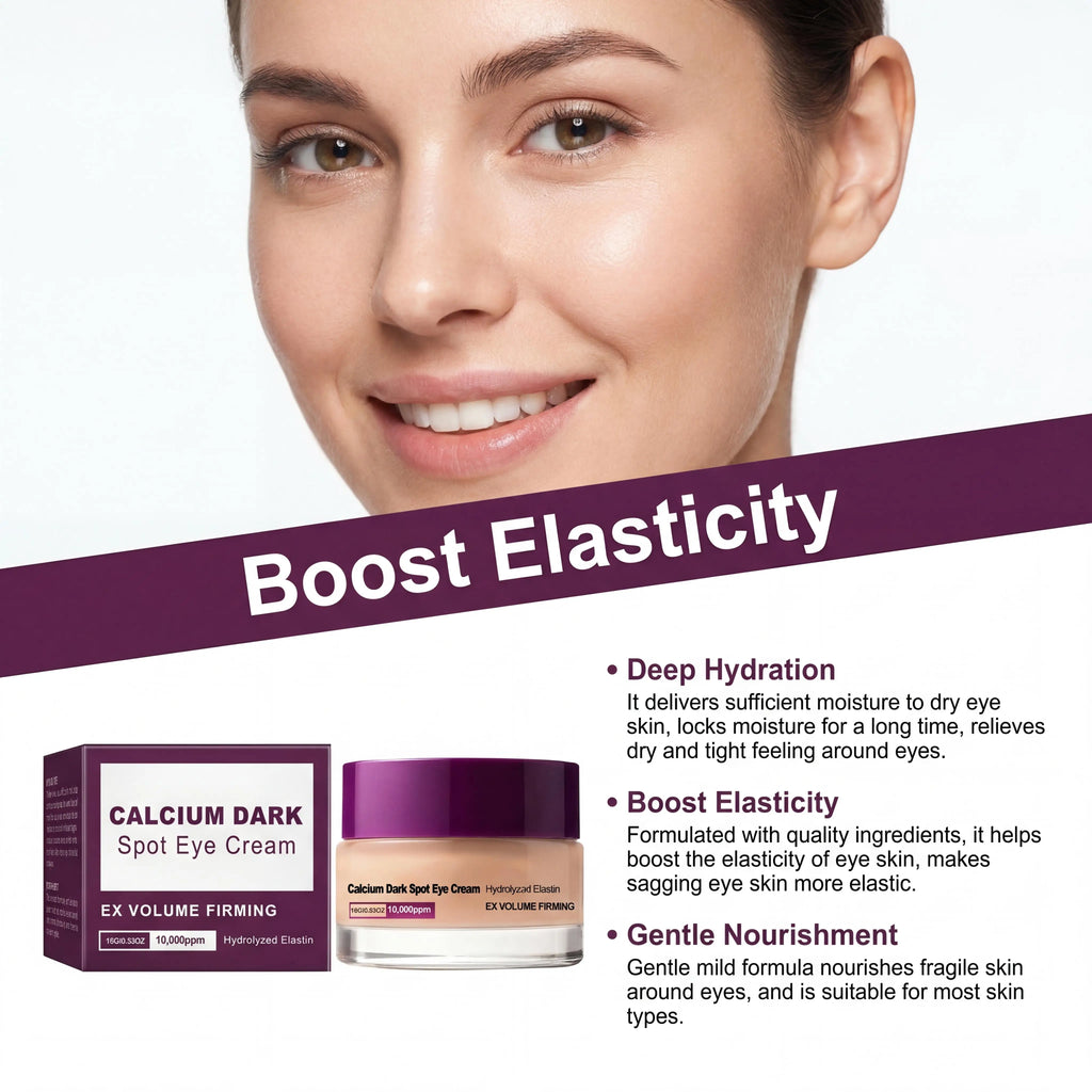 Calcium Volume Cream Lifting Firming Eye Sagging Skin Anti-Puffiness Smooth Wrinkle Fade Dark Spot Collagen Eye Treatment Cream