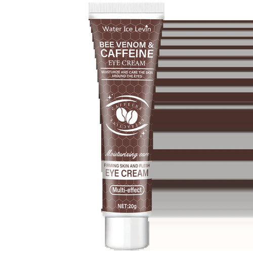 Bee Venom and Caffeine Eye Cream Suitable for All Skin Types - 20G, Deeply Nourishing and Firming, Contains Aloe Vera and Avocado, Alcohol-Free